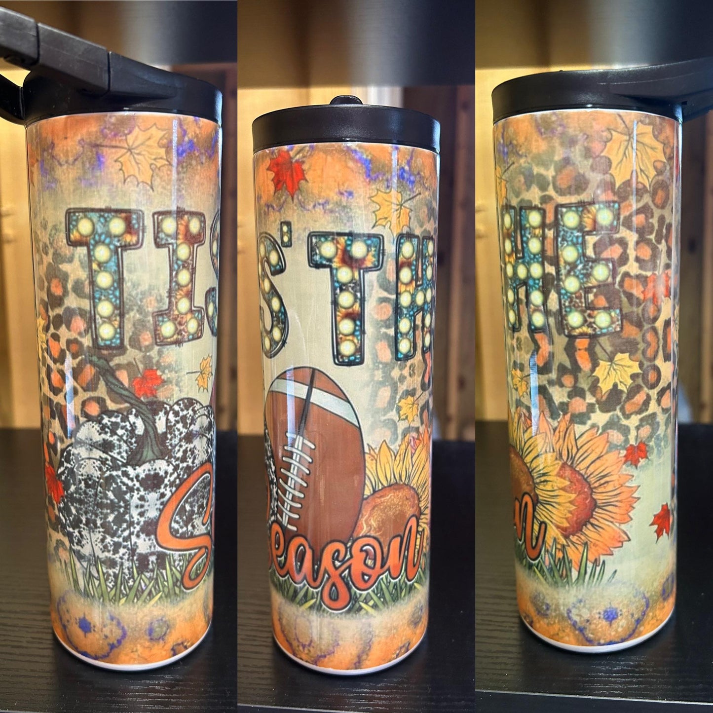 Tis' the Season Football 20oz Tumbler