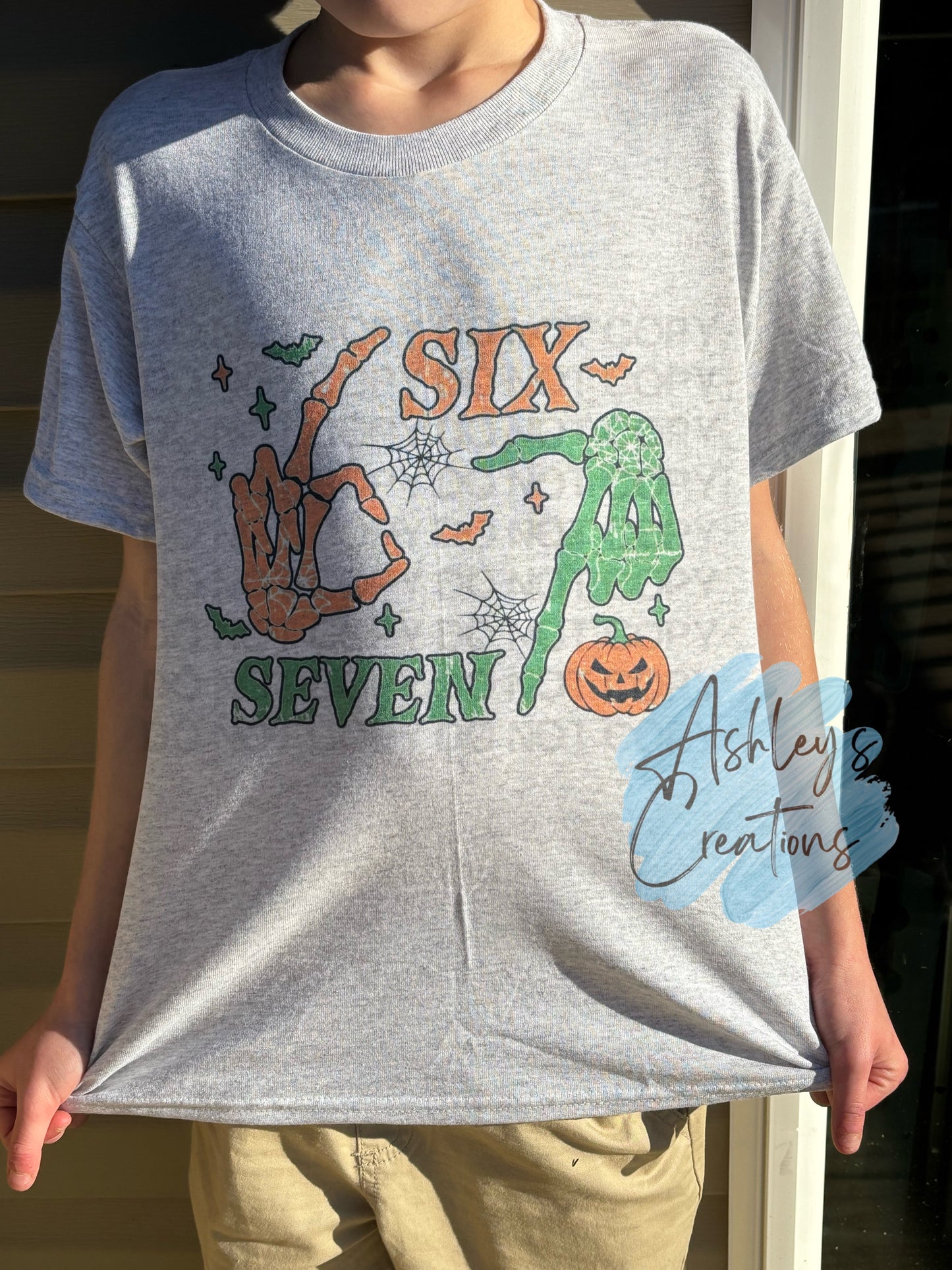 6 7 Halloween Shirt