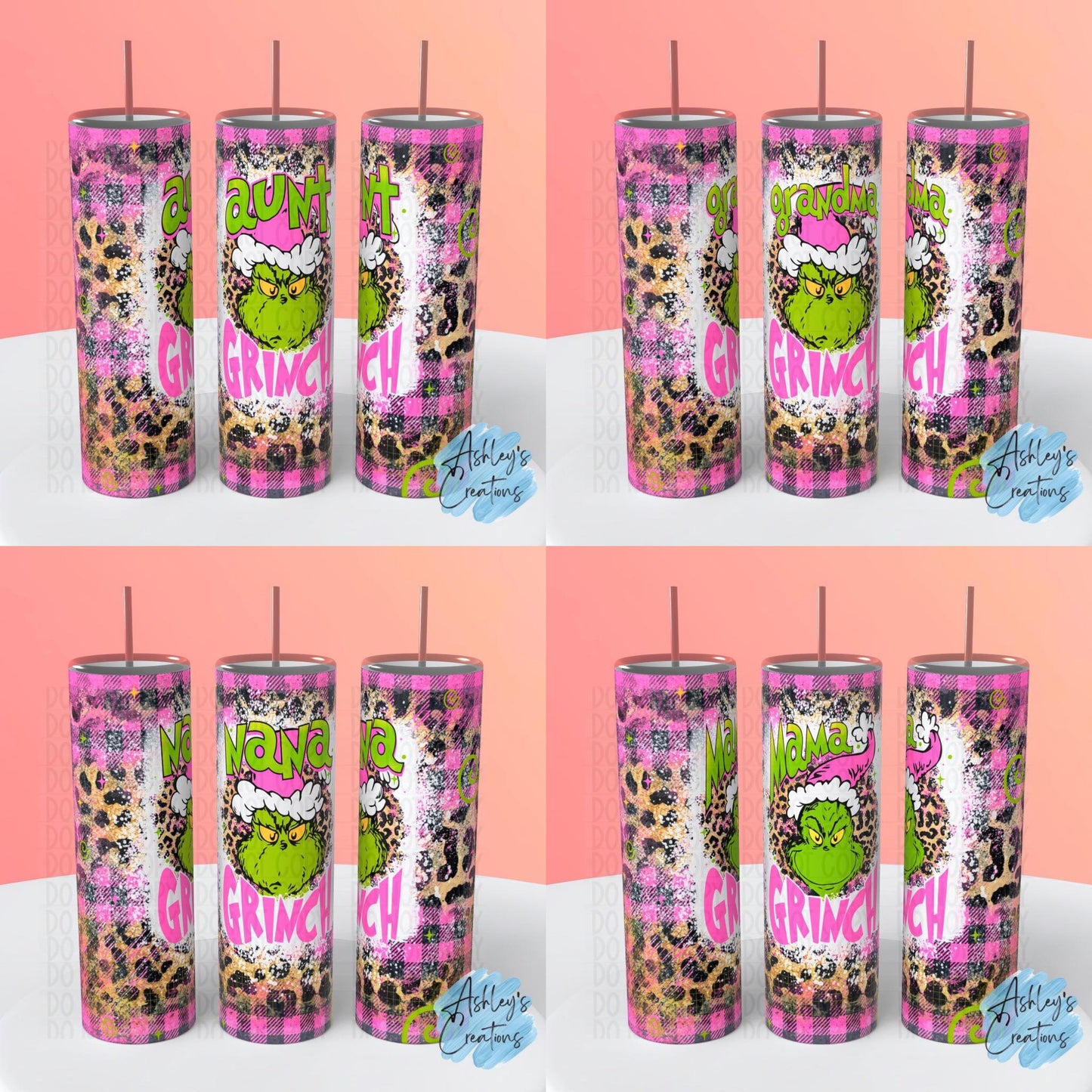 GRINCH TUMBLERS
