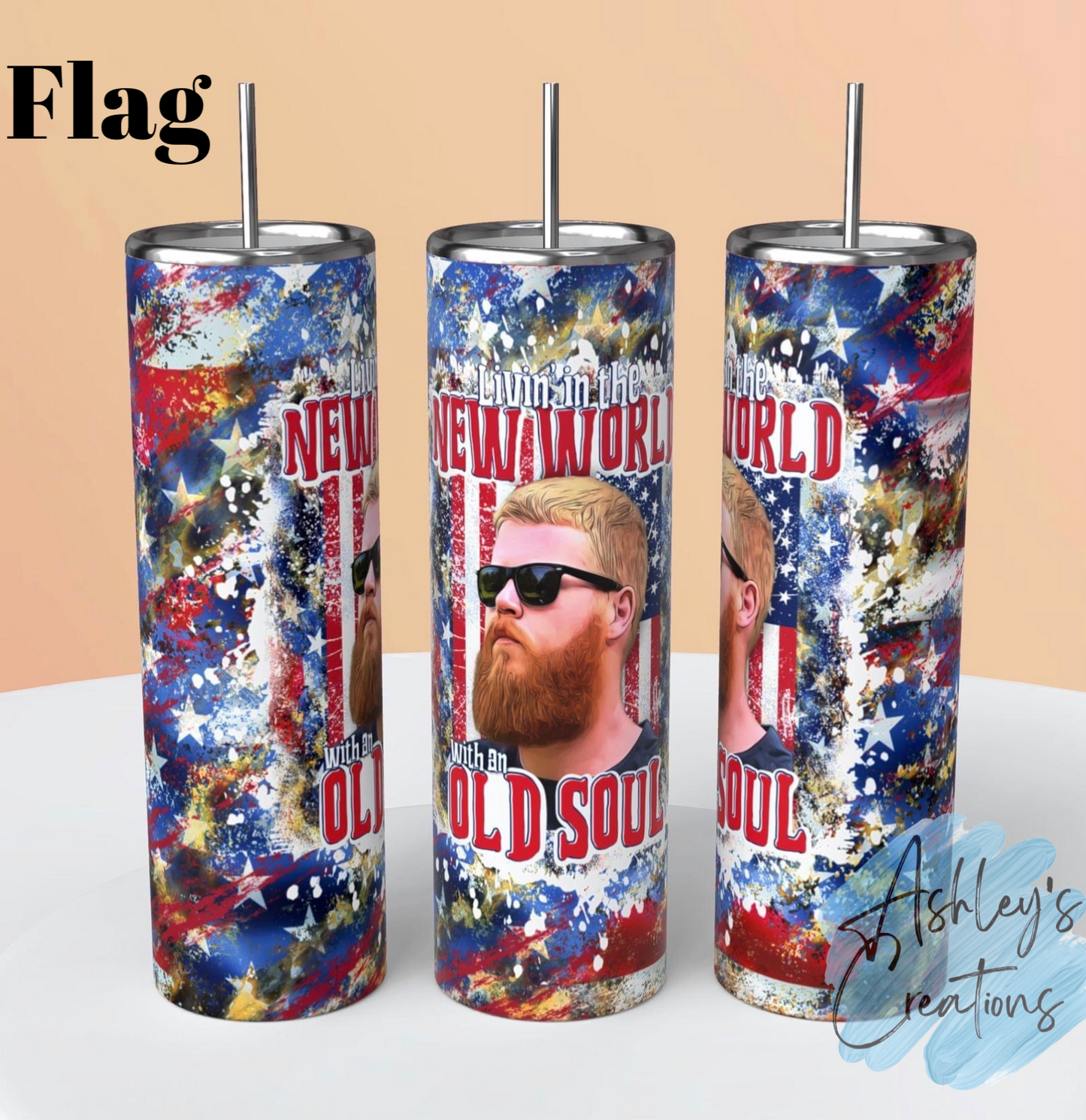 Oliver Anthony New World Old Soul Tumblers