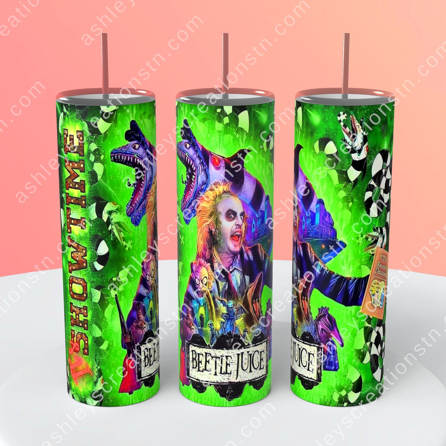 Showtime Beetlejuice Tumbler