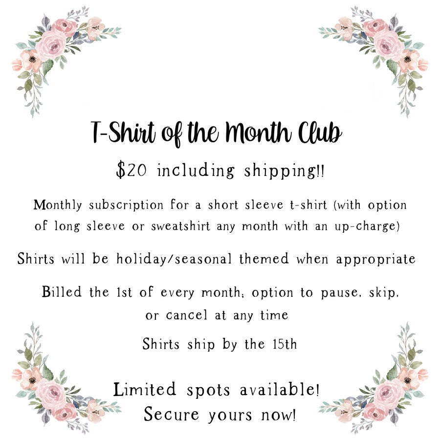 Shirt of the Month Club
