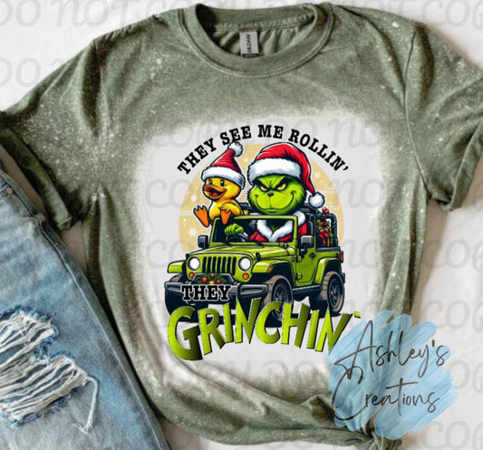 THEY SEE ME ROLLIN' THEY GRINCHIN' SHIRT