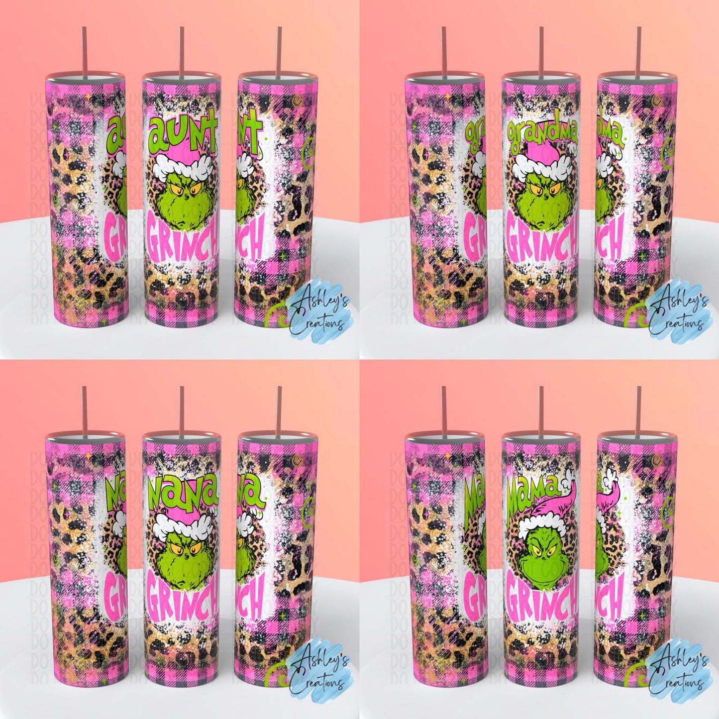 GRINCH TUMBLERS