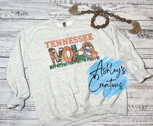 Tennessee Vols Football Sweatshirt