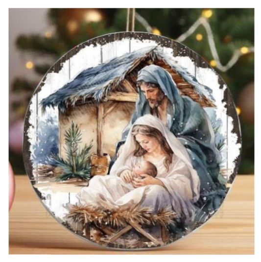 JESUS CHRISTMAS ORNAMENT