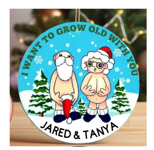 COUPLE CHRISTMAS ORNAMENT