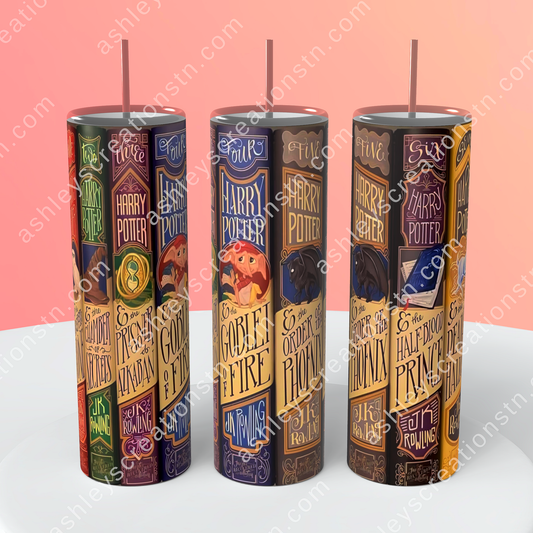 Harry Potter Book Series Tumblers