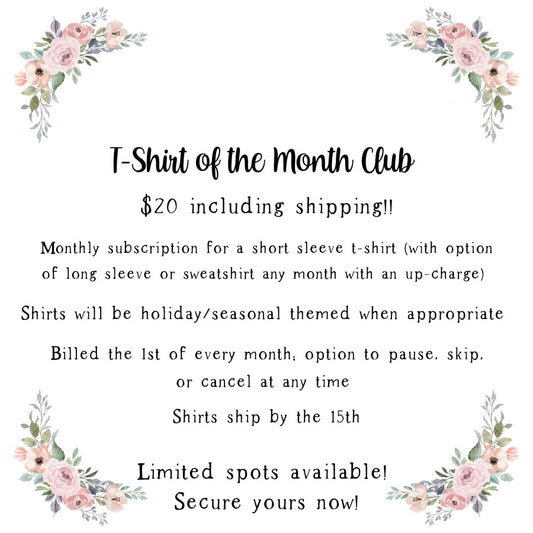 Shirt of the Month Club