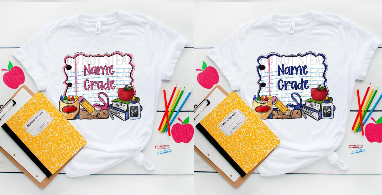 Back to School-Personalized Shirts