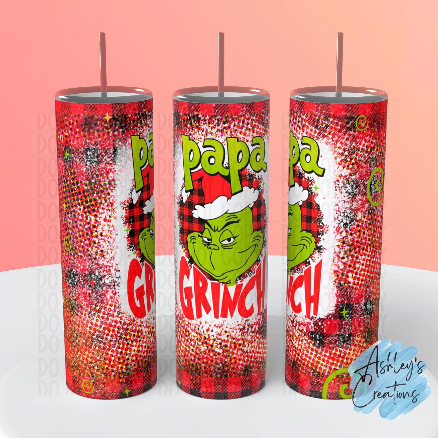 GRINCH TUMBLERS